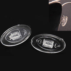 Easy installation of push-in nose pads without screws