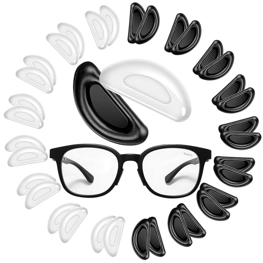 Close-up of 1.0mm ultra-thin silicone eyeglass nose pads