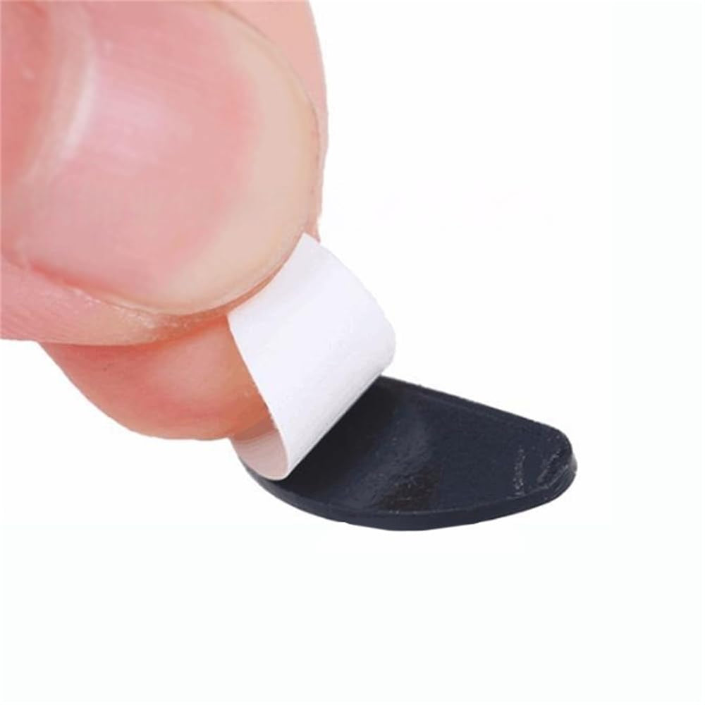 Close-up of adhesive backing on silicone nose pads