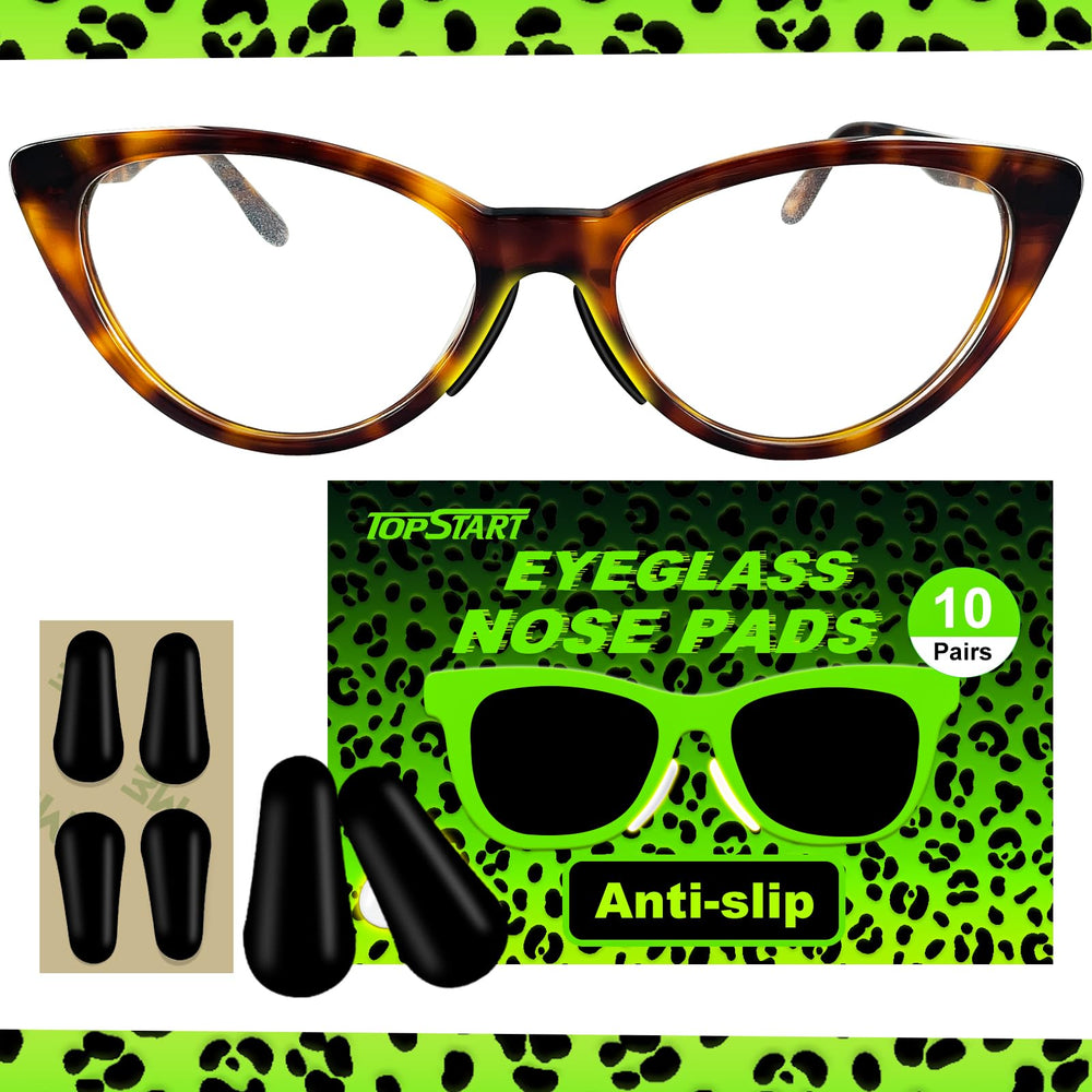 20-piece silicone nose pad kit with storage case