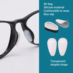 Self-adhesive sticky backing for quick nose pad replacement
