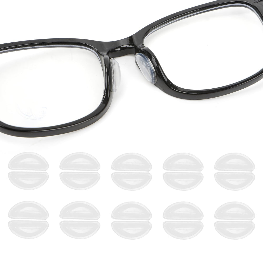 Clear silicone air bag nose pads for eyeglasses