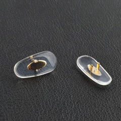 Close-up of PVC soft nose pad material (gold 16mm)
