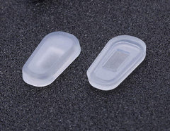 Package shows 5 pairs of slip-on nose pad covers
