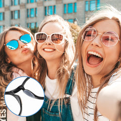 Nose pads for full plastic frames, anti-slip comfort