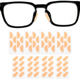 Skin-color foam nose pads for glasses - D-shaped design