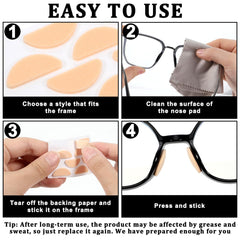 Close-up of foam nose pads material (sponge blend)