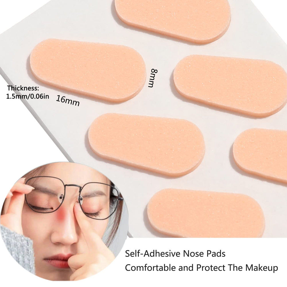 Soft EVA foam nose pad on eyewear