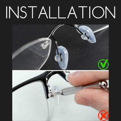Lightweight comfortable glasses accessory nose pads