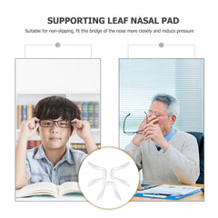 Saddle bridge nose pad style for eyewear accessories