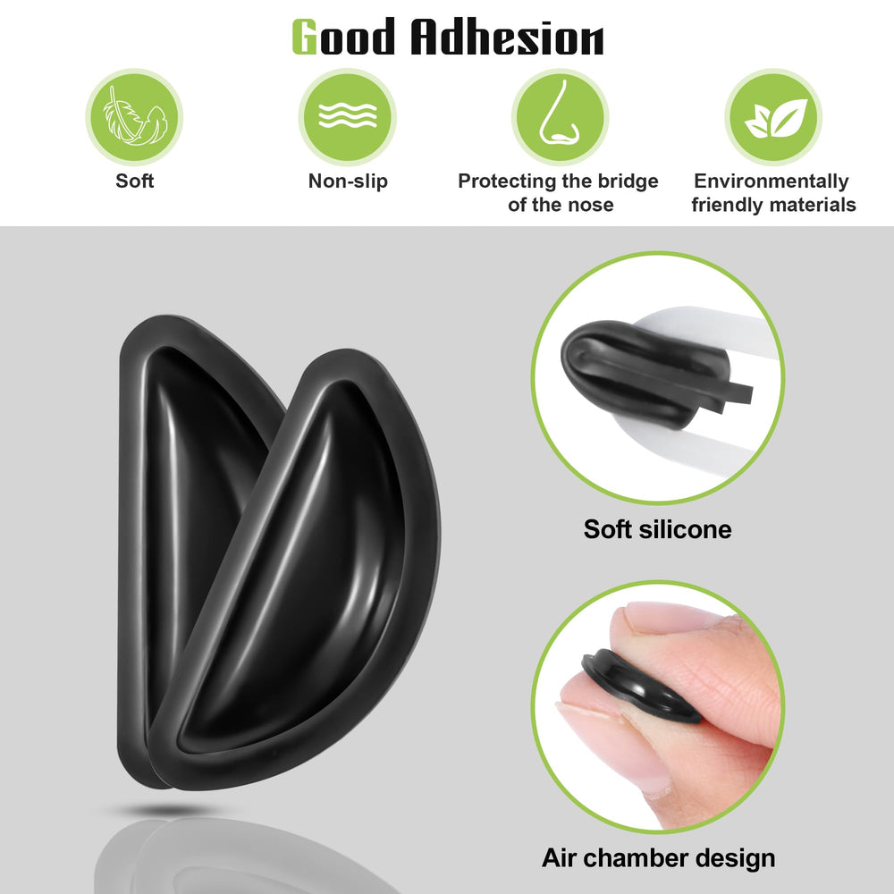 Upgraded packaging for easy replacement of glasses nose pads