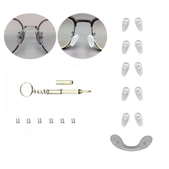 Anti-slip silicone nose pads close-up
