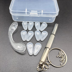 U-shaped silicone nose pad close-up