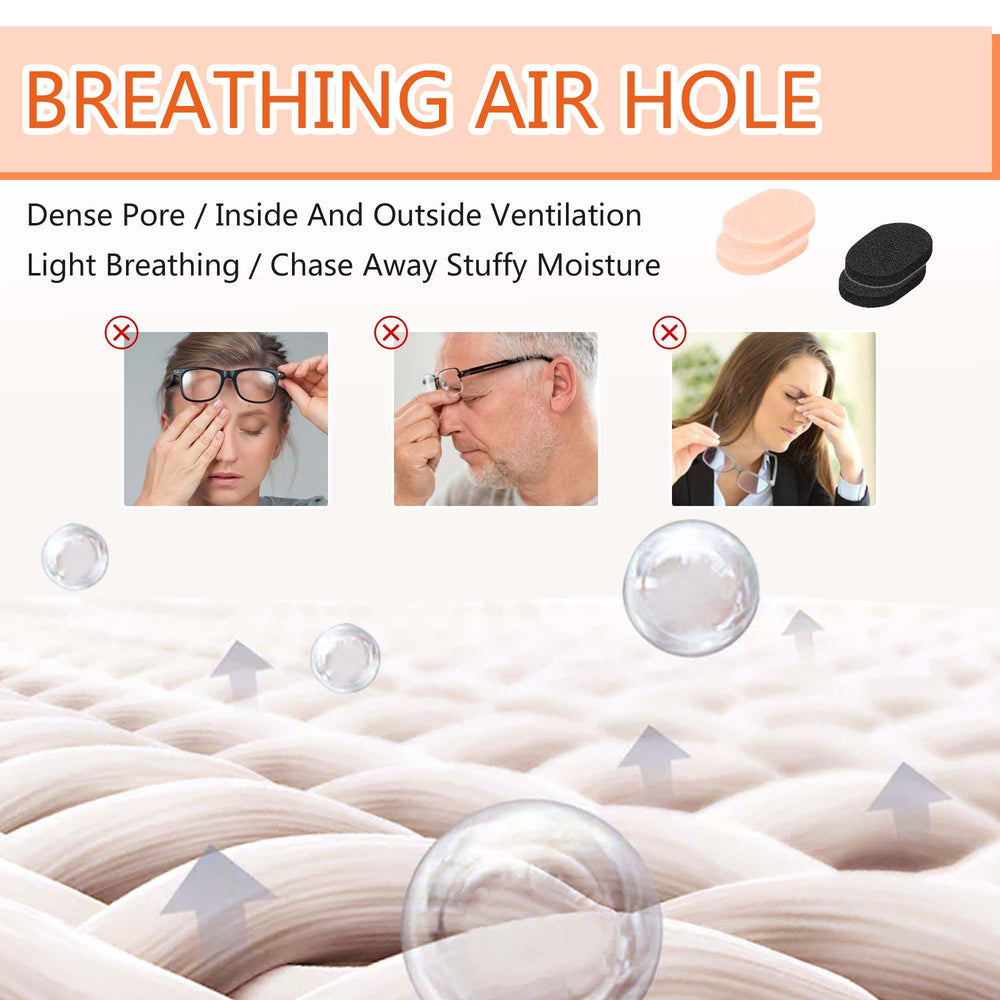 Oval 1.5mm nude soft foam nose pads – thicker option