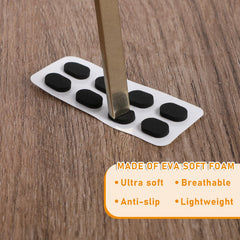 80-piece pack of oval black nose pads for glasses