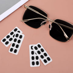Sponge material nose pads for sunglasses and reading glasses