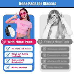 Pack of seven replacement nose pads