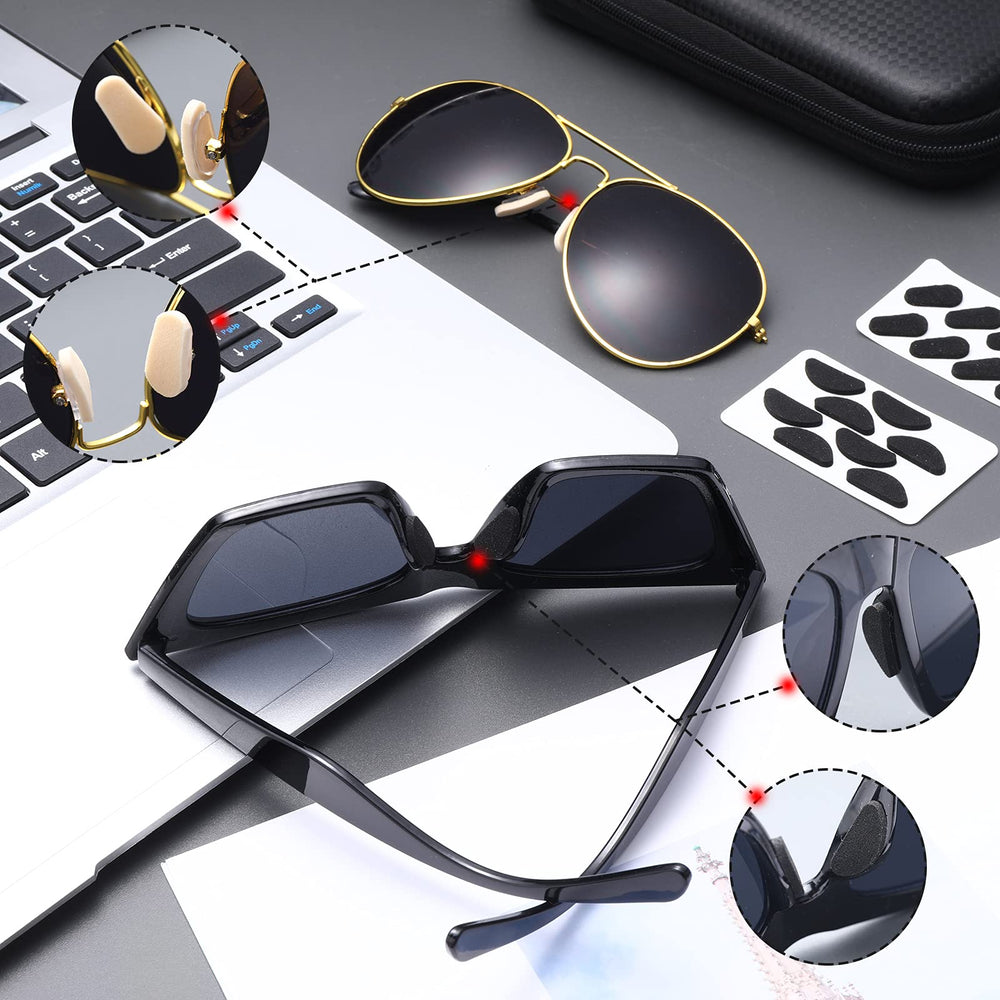 Packaging showing 96 pairs of glasses nose pads