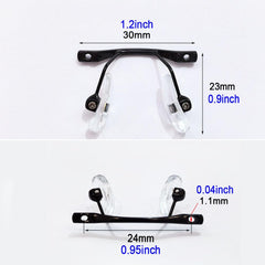 Nose pads, arms, screws, and 3-in-1 mini screwdriver