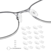 UPIONIC teardrop screw-in eyeglass nose pads set