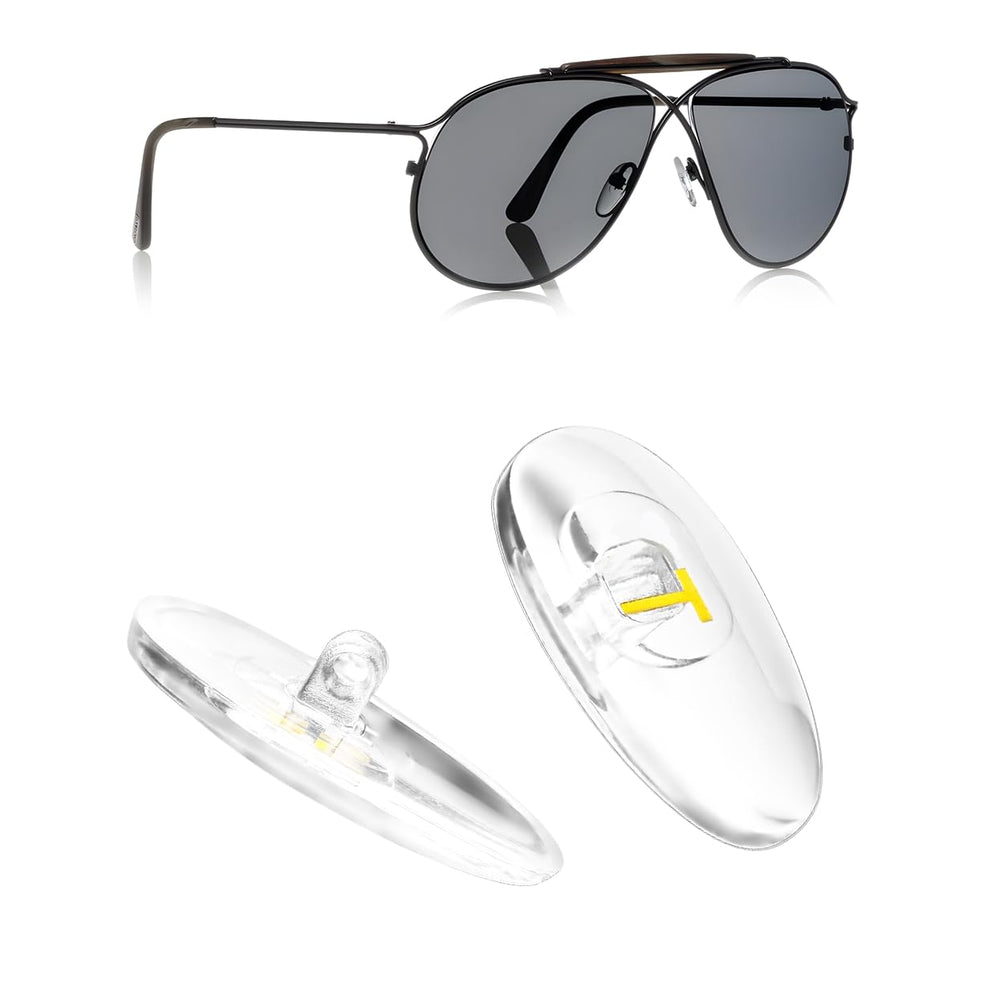Gold nose pads replacement for Tom Ford push-in eyeglasses