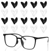 Nose pads package containing 20 pairs in black and clear