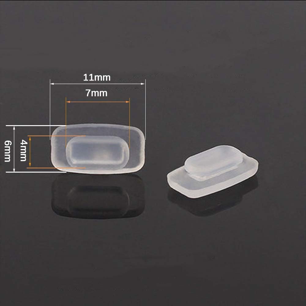 Anti-slip nose piece for glasses