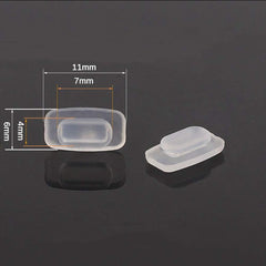 Anti-slip nose piece for glasses