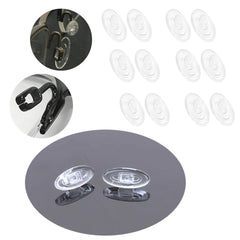 6 pairs of soft silicone eyeglass nose pads