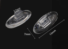 Compatible frames: sunglasses and eyeglasses with nose pad holder