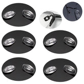 Five oval push-in nose pads for eyeglasses