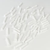 Nosebleed plugs 50-count cotton nose bleed stopper rolls front view