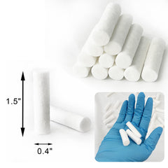 Pack of 50 cotton nosebleed rolls for nosebleed relief in first aid kit