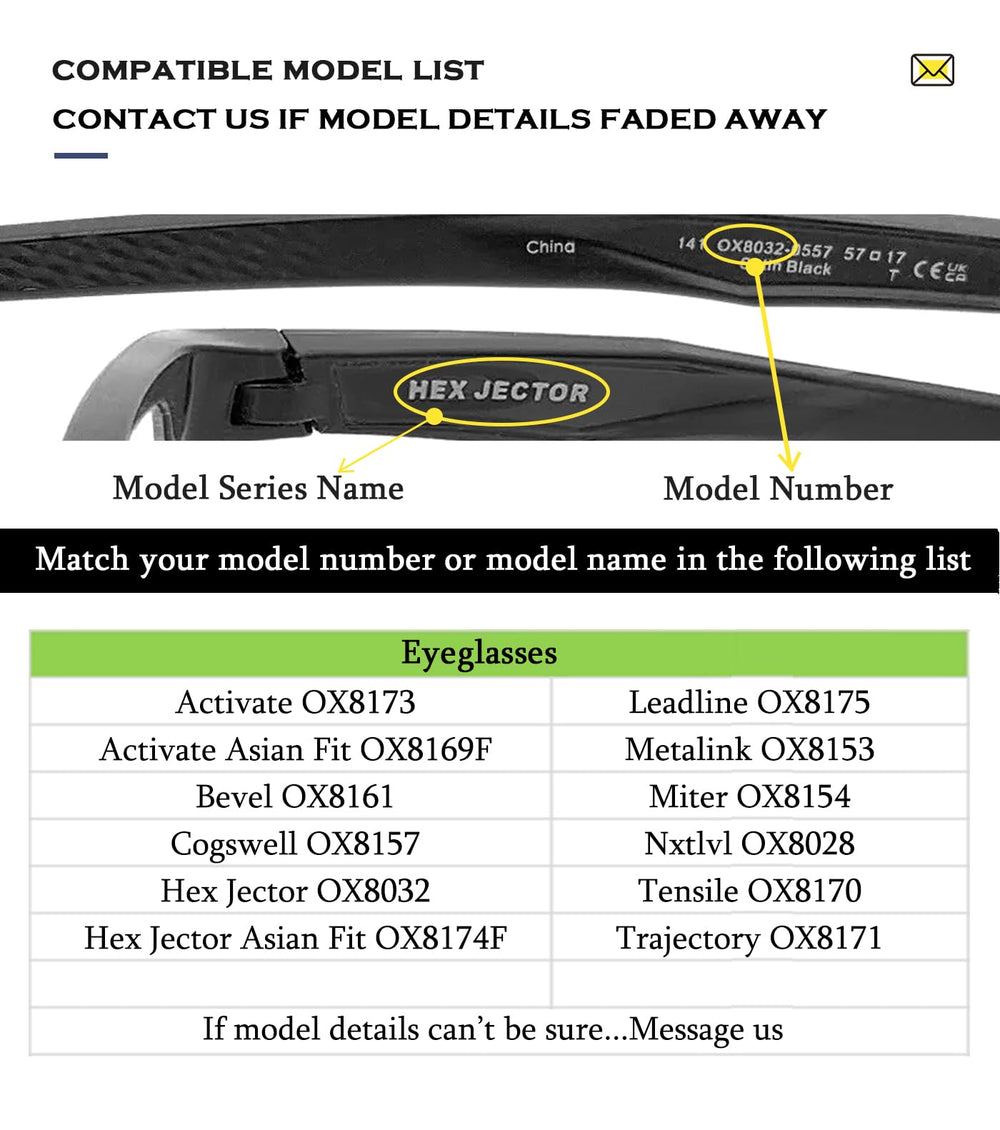 Oakley Low Key OO9433 nosepad replacement – standard size