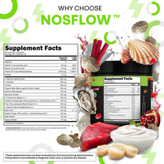 Pine bark extract and grape seed extract in NosFlow formula