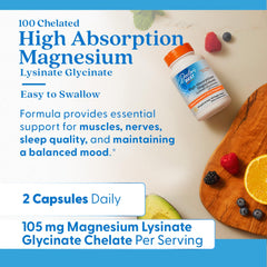 Not buffered formula with 105 mg magnesium per serving