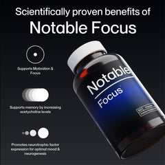 Notable Focus in a workspace to support motivation and focus