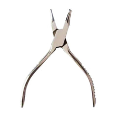 Notches on nose pad pliers for proper adjustment of the nose holder