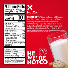 NotMilk Original six-pack cartons stocked for pantry-ready plant-based milk.