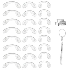 Nouiseuns Glasses Nose Pad Kit 24pcs set with pads and screws