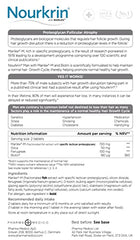 Nourkrin Man tablets close-up highlights fenugreek and omega-3 enriched formula