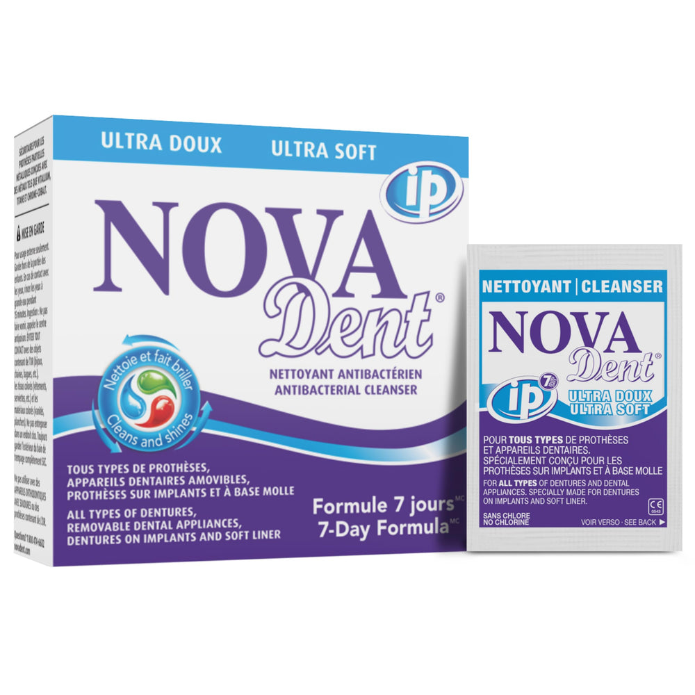 Novadent Dentures Cleaner packaging