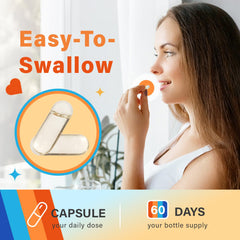 Daily consumption instruction: take one capsule with a meal