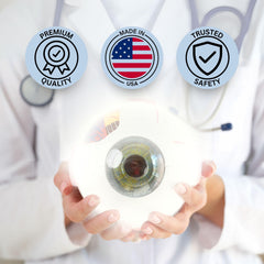 USA-made AREDS 2 formula in NSF-certified facility