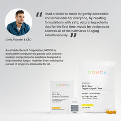 Third-party testing and quality assurance seal for NOVOS Core