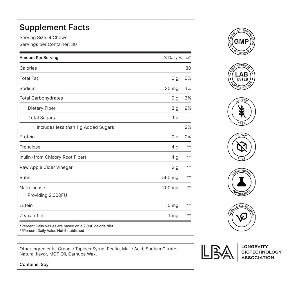 Illustration of brain health benefits from NOVOS Vital