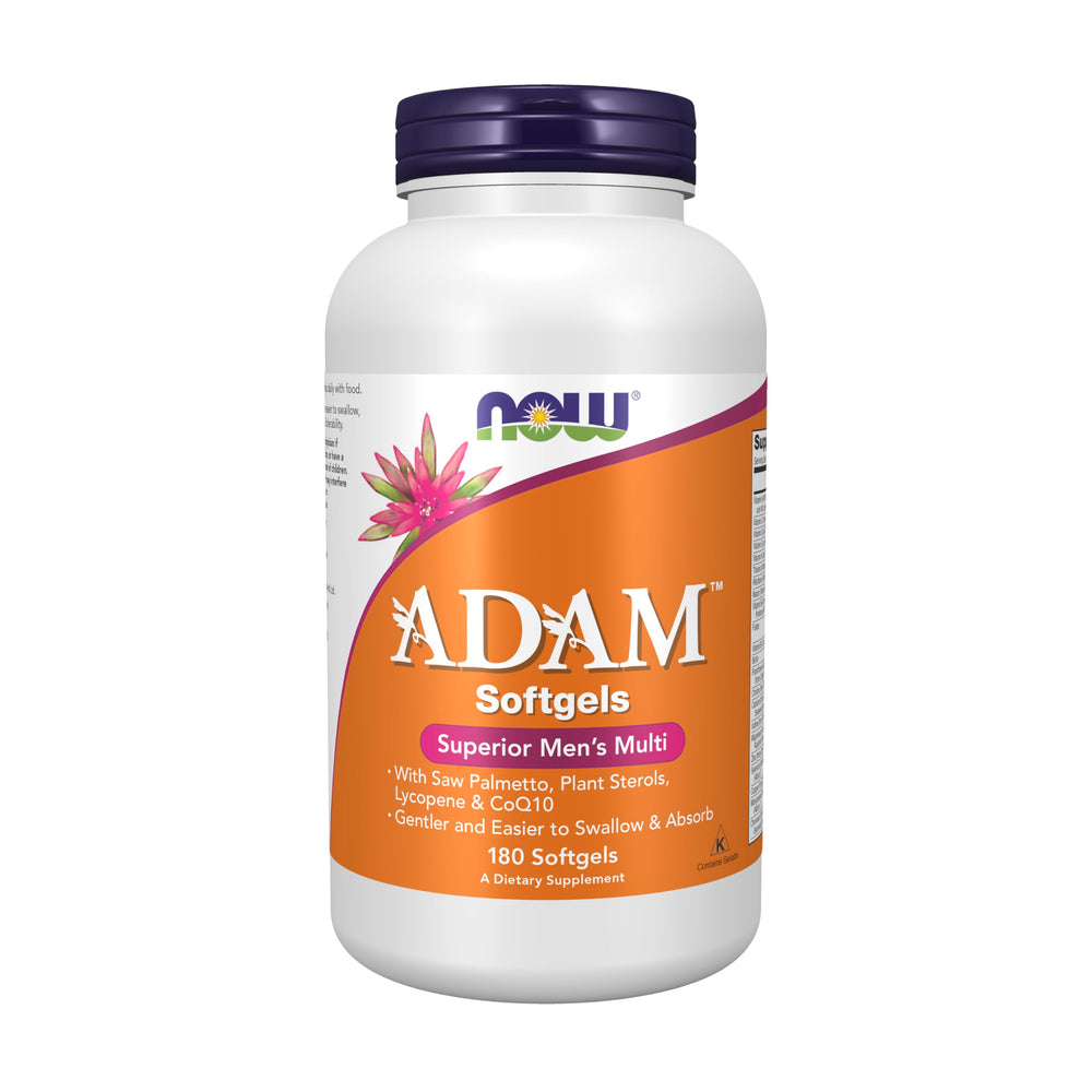 NOW ADAM Men's Multivitamin softgels bottle
