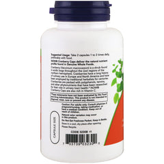 NOW Cranberry Concentrate product label on packaging