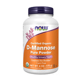 NOW Foods D-Mannose Powder 6 oz bottle label