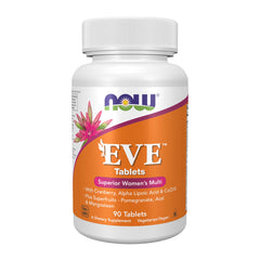 NOW Eve Women's Multivitamin with Cranberry and CoQ10 – 90 tablets